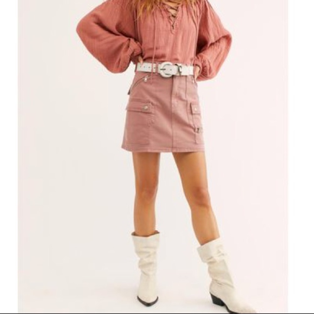 Free People Avenue Mini Skirt NWT